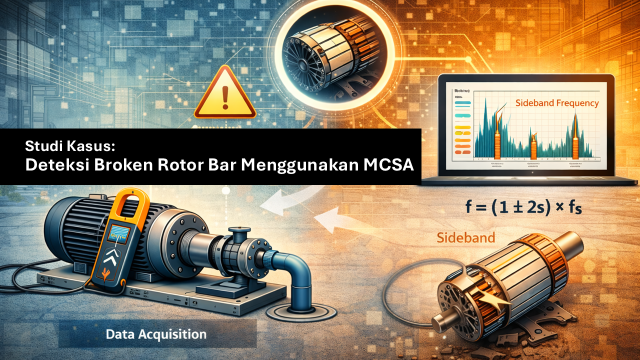 Studi Kasus. Deteksi Broken Rotor Bar Menggunakan Motor Current Signature Analysis