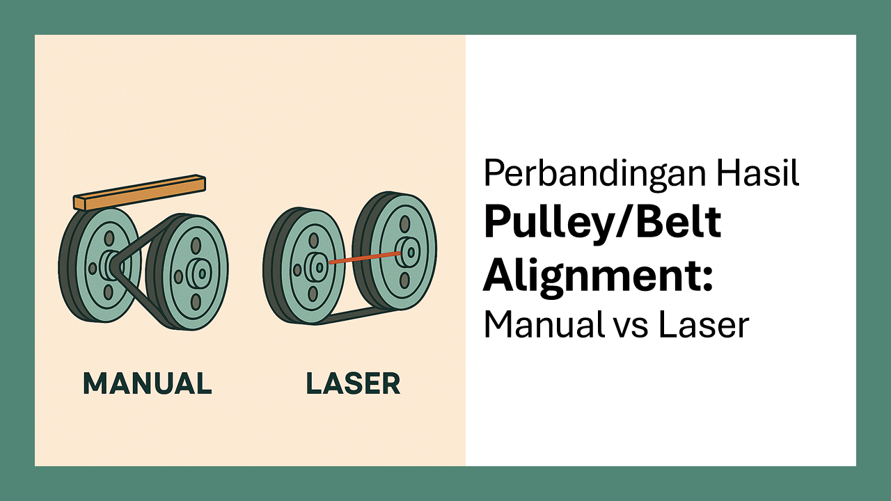 Perbandingan Hasil Pulley atau Belt Alignment: Manual vs Laser